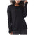 Glyder Lounge Long Sleeve Sweatshirt - Women's Black