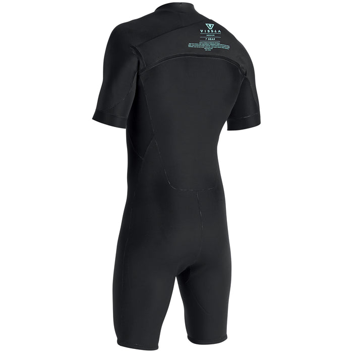Vissla 7 Seas 2/2 Springsuit Black With Jade