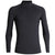 Icebreaker 200 Zone Long Sleeve Half Zip Top Jet Heather/Black/Mineral
