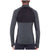 Icebreaker 200 Zone Long Sleeve Half Zip Top Jet Heather/Black/Mineral
