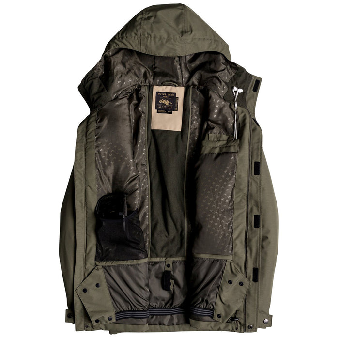 Quiksilver Raft Jacket Grape Leaf
