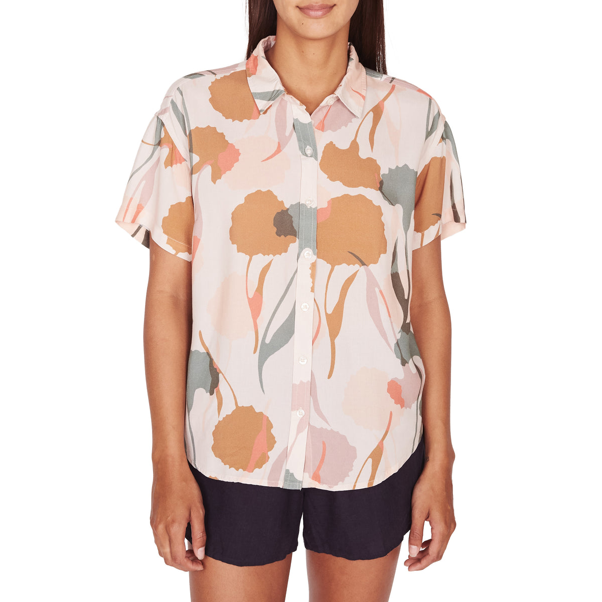 Obey Clothing Marigold Shirt - Women's Nude Multi
