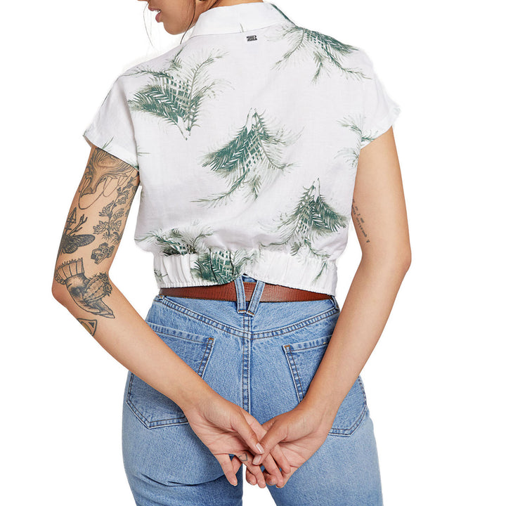 Stone Row Tropi Twist Shirt - Women's White