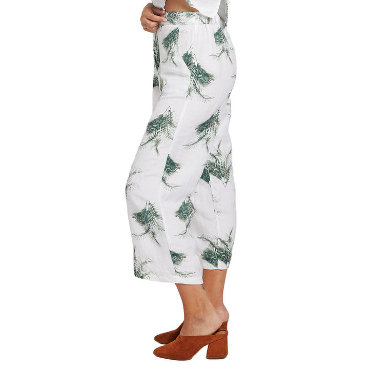Stone Row Tropi Twist Pants - Women's White