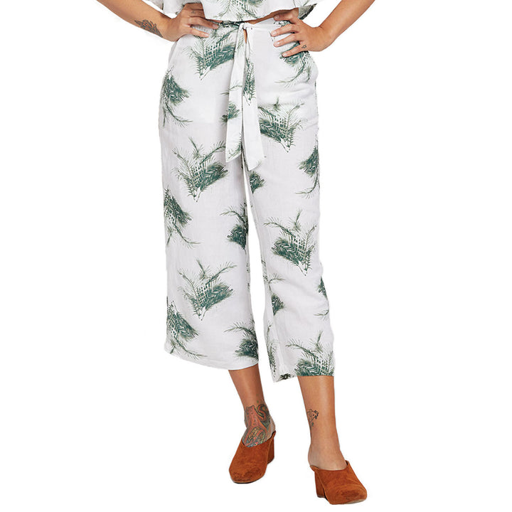 Stone Row Tropi Twist Pants - Women's White
