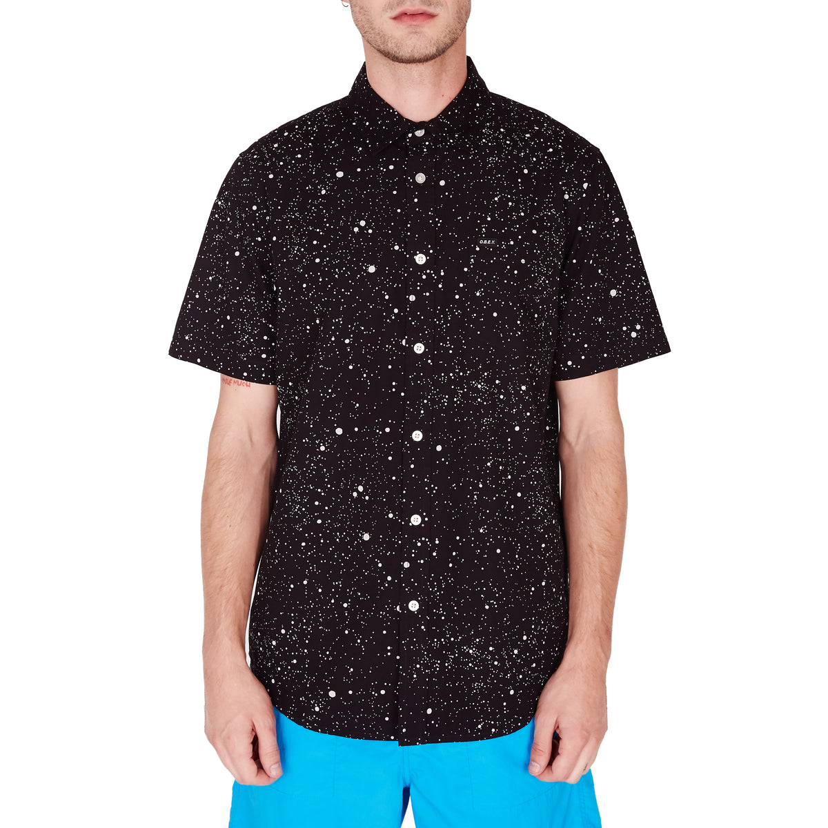 Obey Clothing Hanover Short-Sleeve Shirt Black