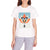 Obey Clothing Geometric Flower T-Shirt - Women's White