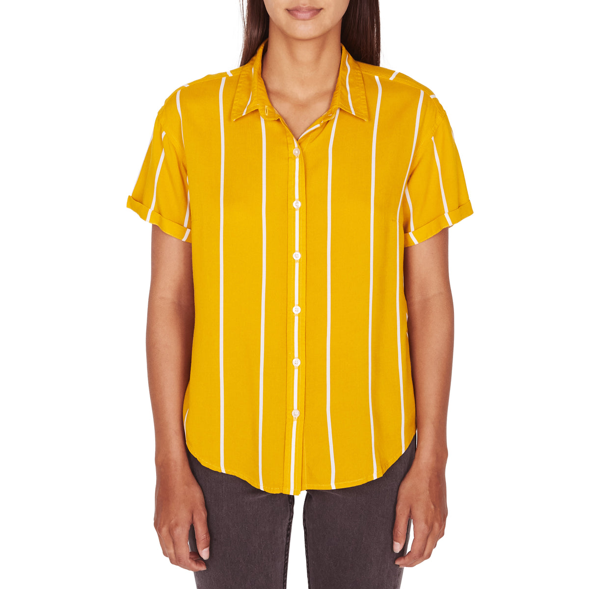 Obey Clothing Baldwin Shirt - Women's Mustard Multi