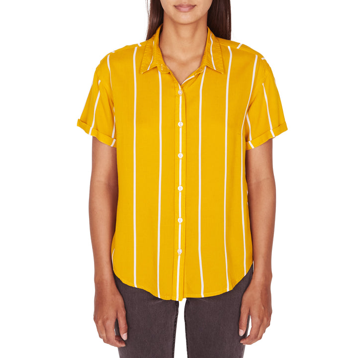 Obey Clothing Baldwin Shirt - Women's Mustard Multi