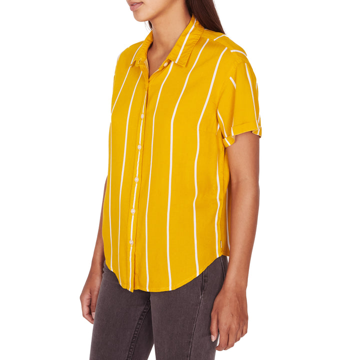 Obey Clothing Baldwin Shirt - Women's Mustard Multi
