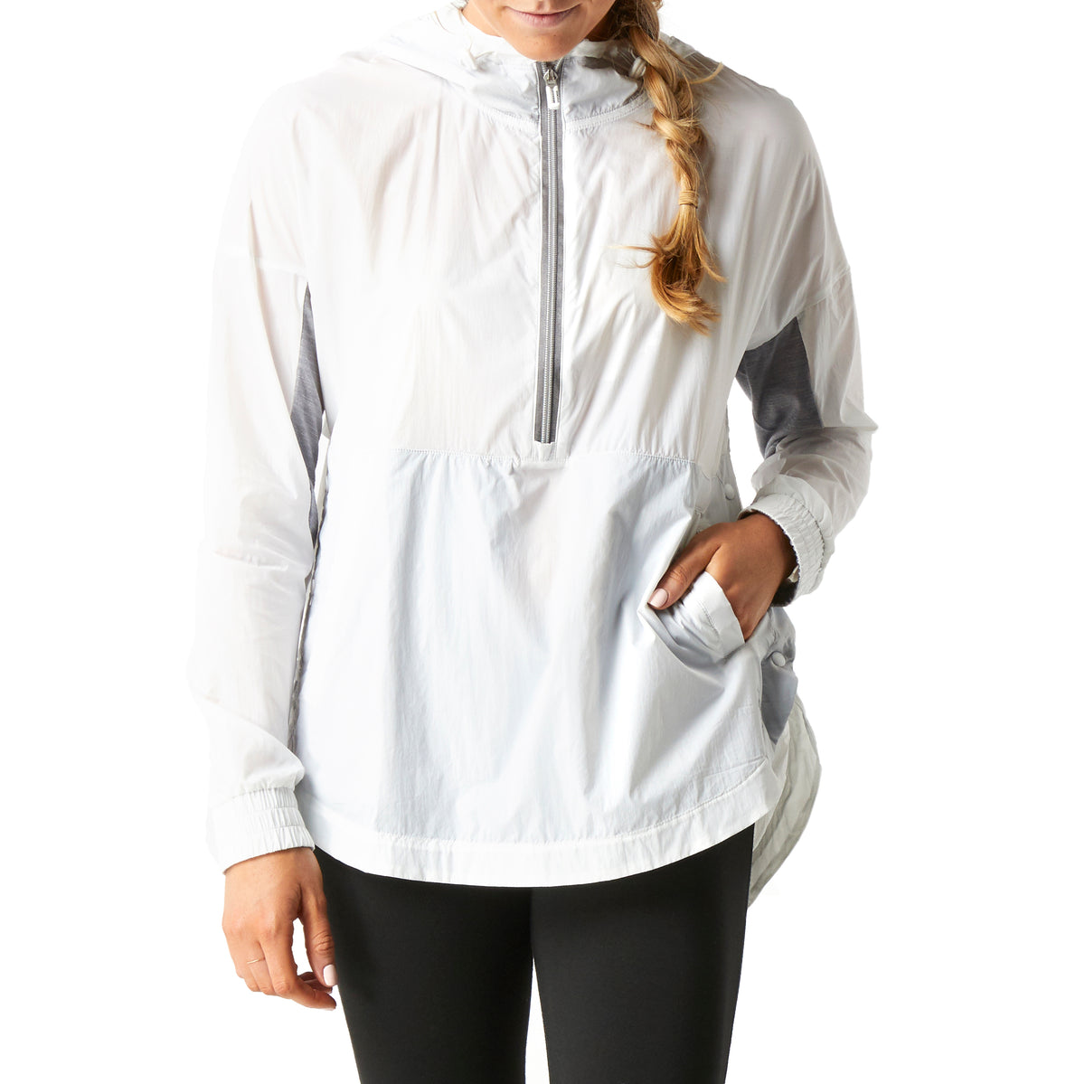 Smartwool Merino Sport Ultra Light Anorak Pullover - Women's White