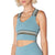 Beyond Yoga Get Your Filament Cropped Tank Top - Women's Blue Crush