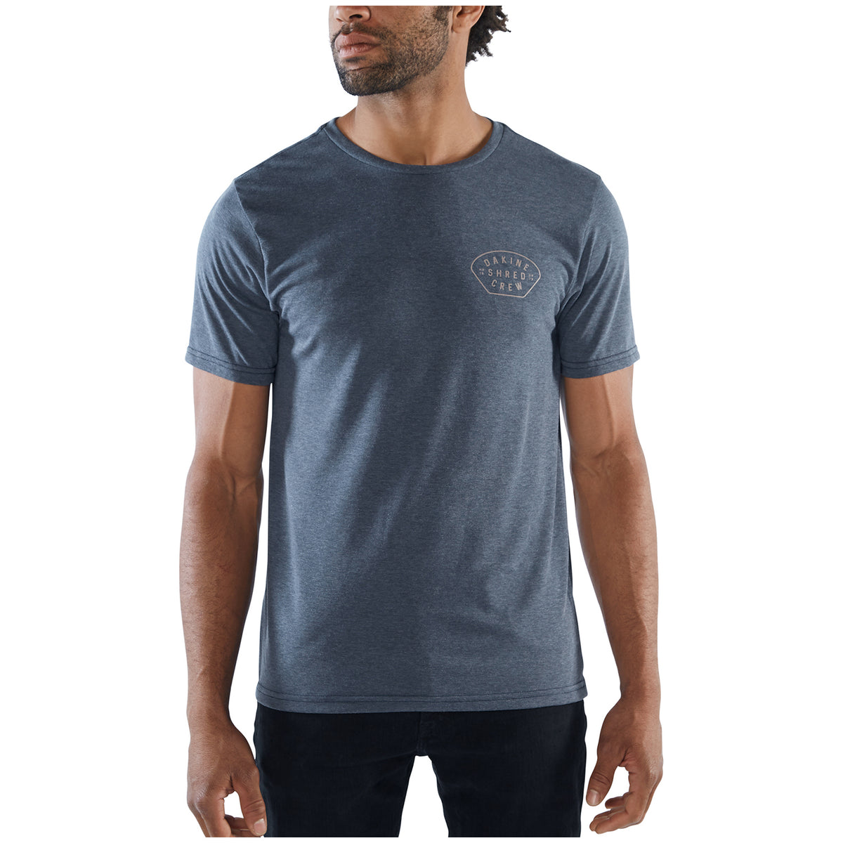 Dakine Shred Crew S/S Tech Tee Heather Navy