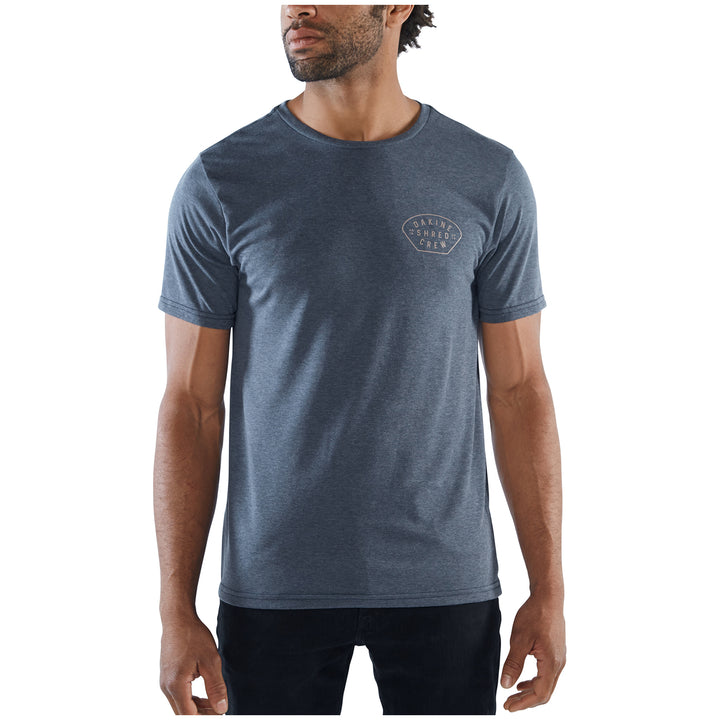 Dakine Shred Crew S/S Tech Tee Heather Navy