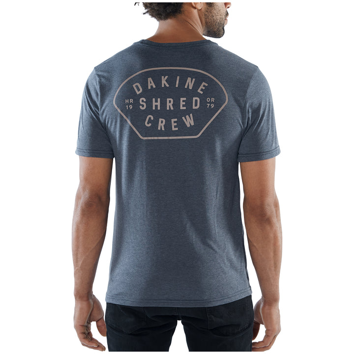 Dakine Shred Crew S/S Tech Tee Heather Navy