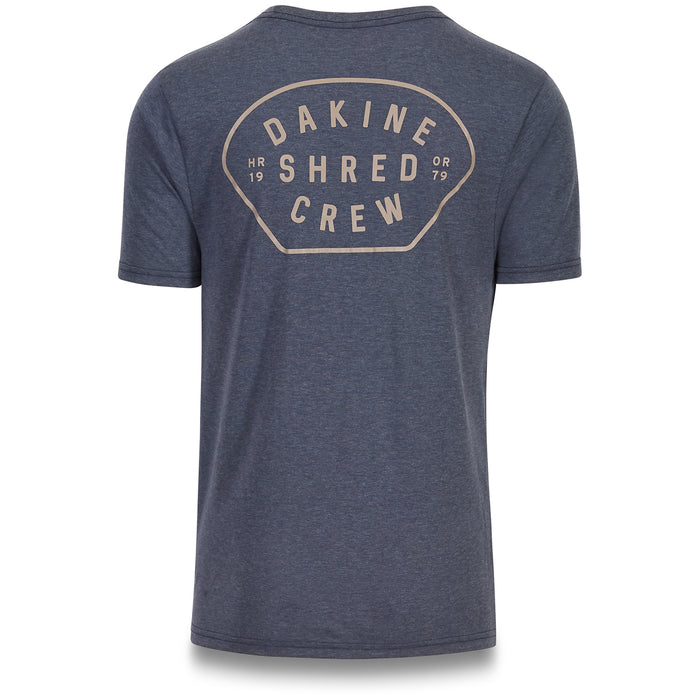 Dakine Shred Crew S/S Tech Tee Heather Navy