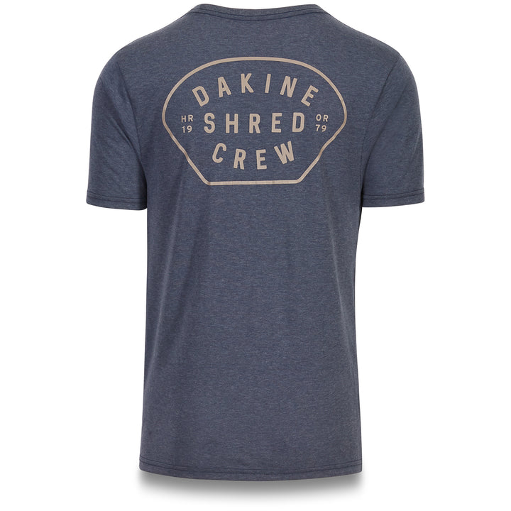 Dakine Shred Crew S/S Tech Tee Heather Navy