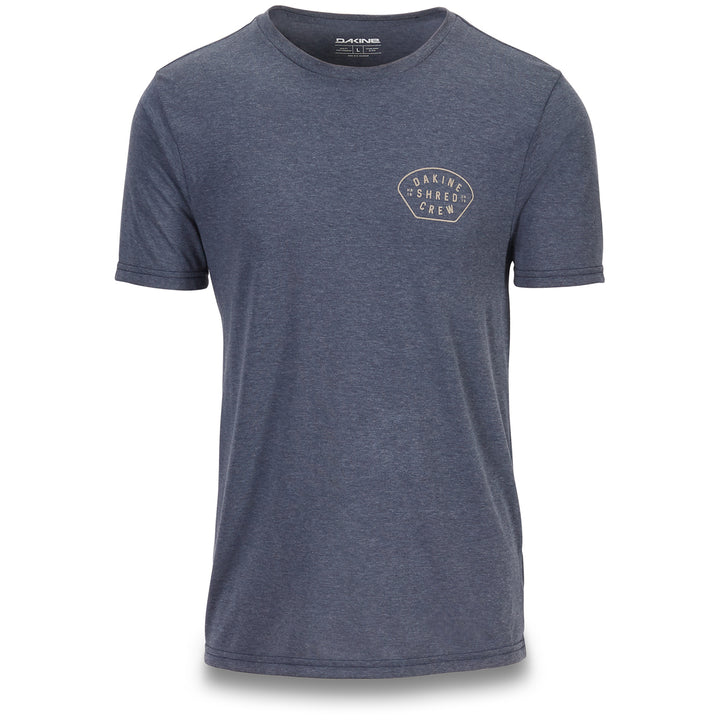 Dakine Shred Crew S/S Tech Tee Heather Navy