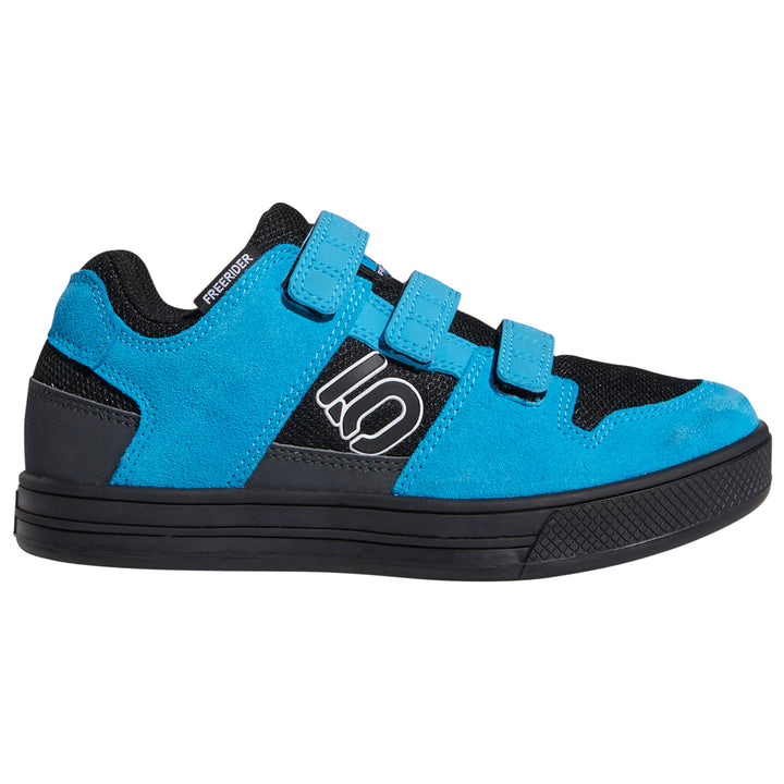 Five Ten Freerider VCS Shoes - Big Kids' Black/White/Shock Cyan