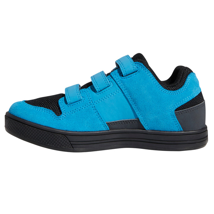 Five Ten Freerider VCS Shoes - Big Kids' Black/White/Shock Cyan