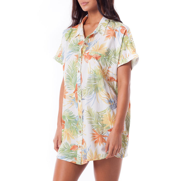 Rhythm Tropicana Dress - Women's White