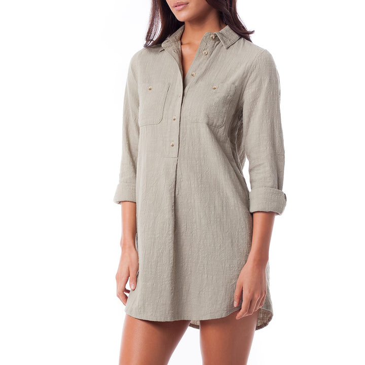 Rhythm Malta Shirt Dress - Women's Ivy