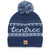 Tentree Script Pom Pom Beanie Dark Denim/Blue Fog