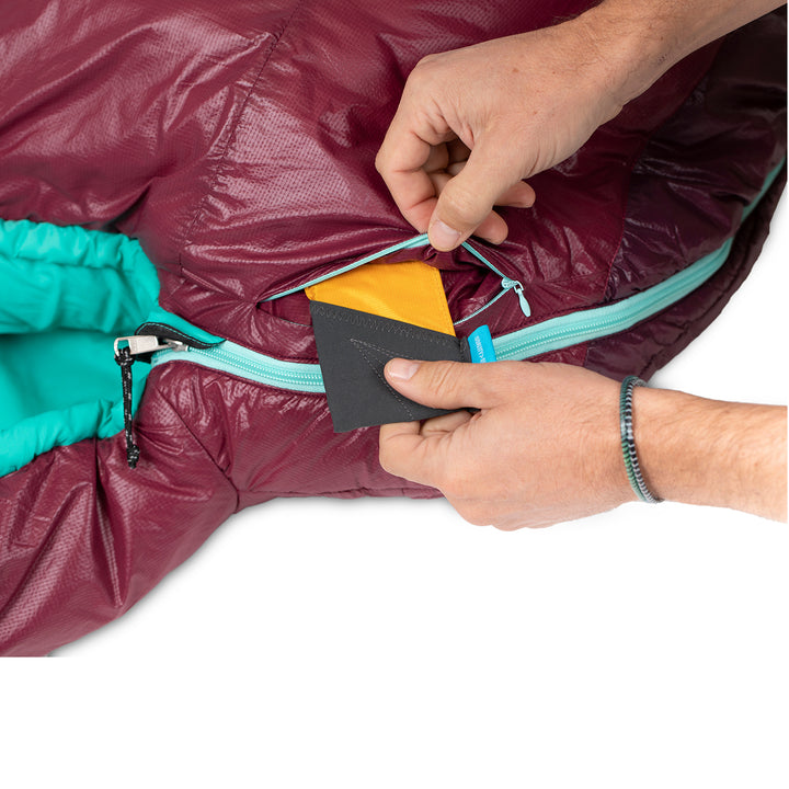 Nemo Azura 20 Sleeping Bag - Women's Malbec/Aqua