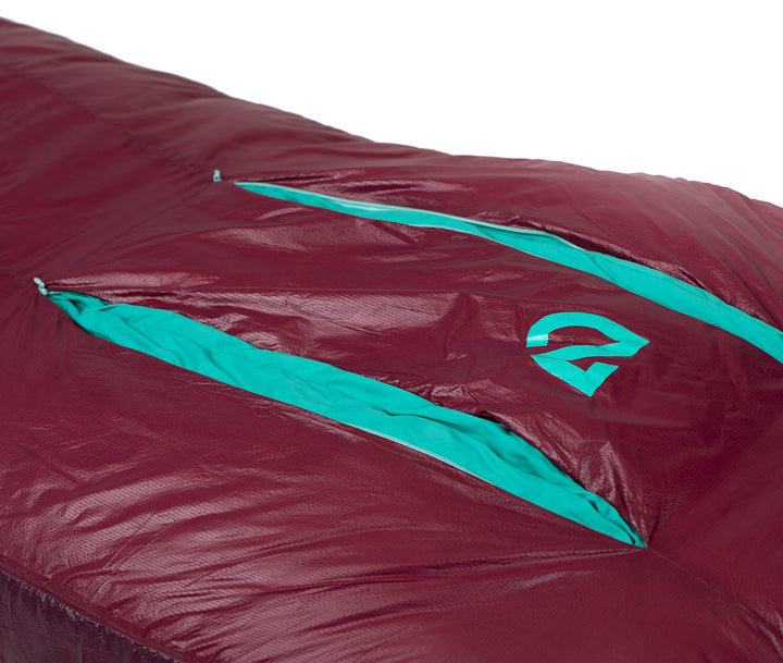 Nemo Azura 20 Sleeping Bag - Women's Malbec/Aqua