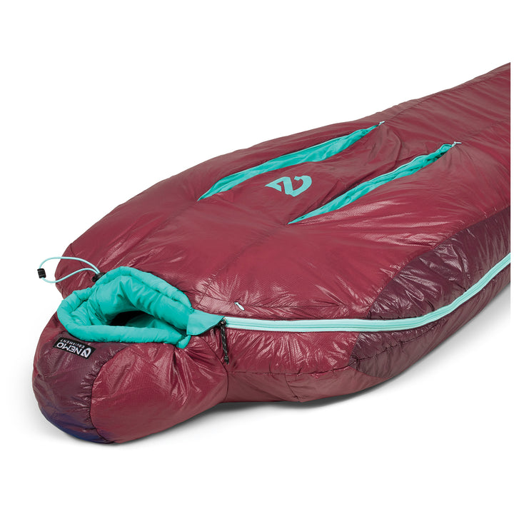 Nemo Azura 20 Sleeping Bag - Women's Malbec/Aqua