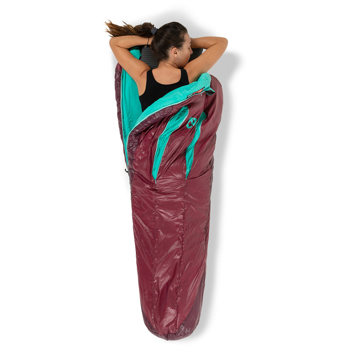 Nemo Azura 20 Sleeping Bag - Women's Malbec/Aqua