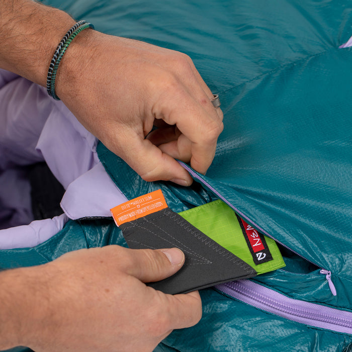 Nemo Azura 35 Sleeping Bag - Women's Spruce/Lavender