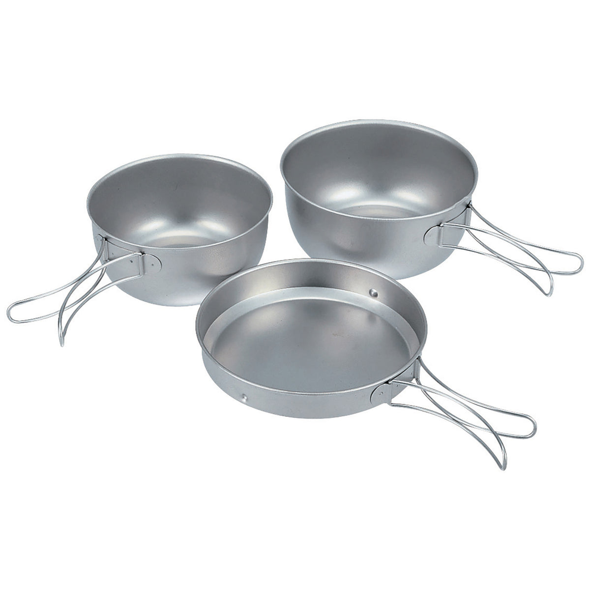 Snow Peak 3 Piece Titanium Cookset Titanium