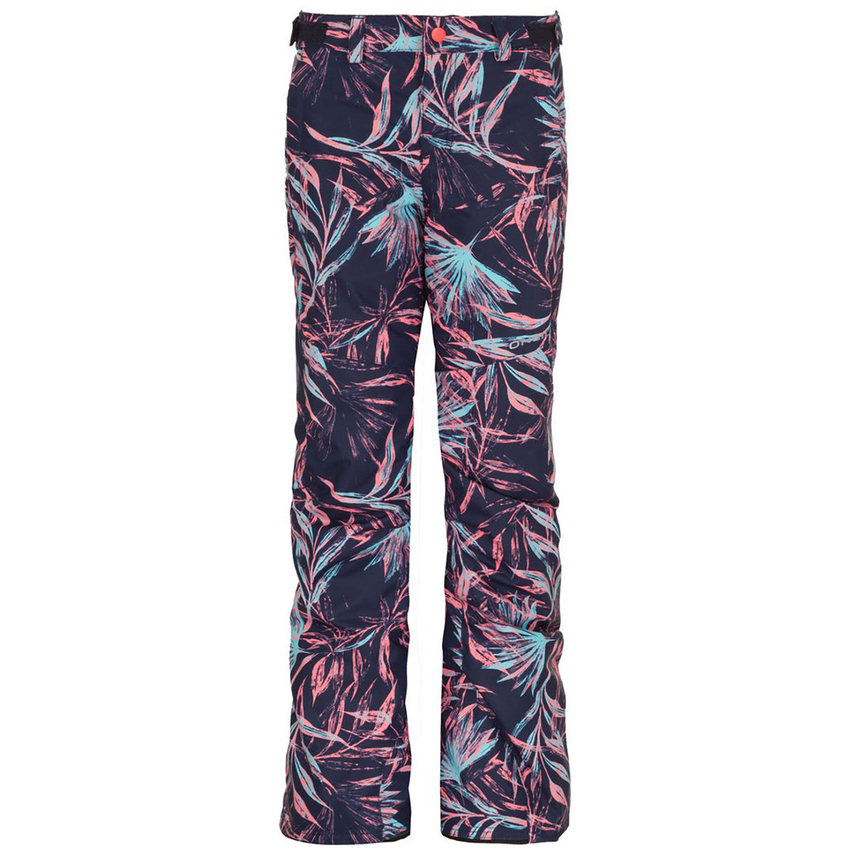 O'Neill Charm Slim Pants - Girls' Blue AOP w/ Pink