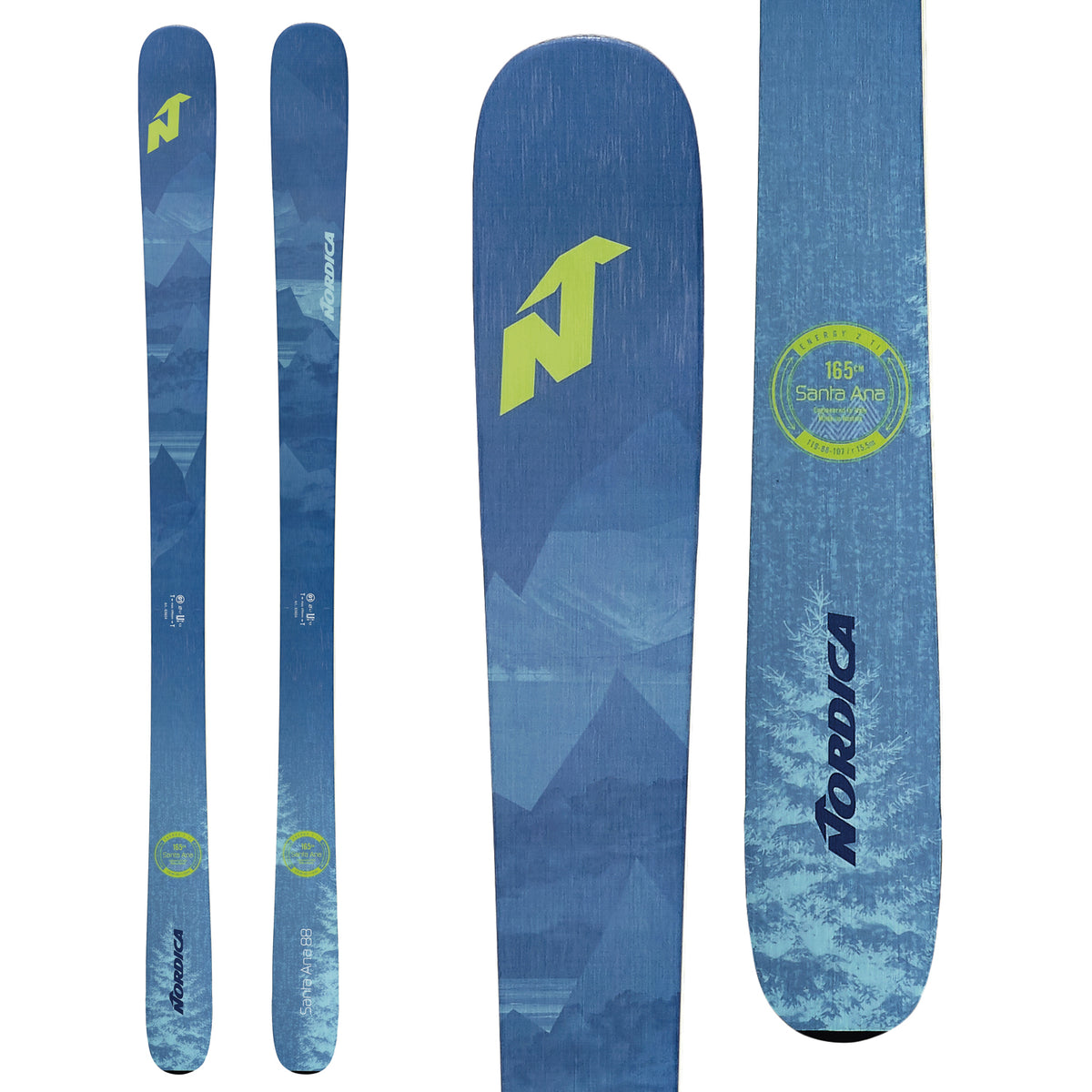 Nordica Santa Ana 88 Skis - Women's 2020