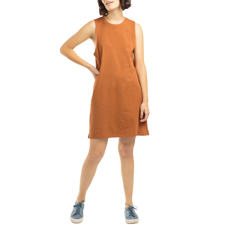 Richer Poorer Tank Dress - Women's Tobacco