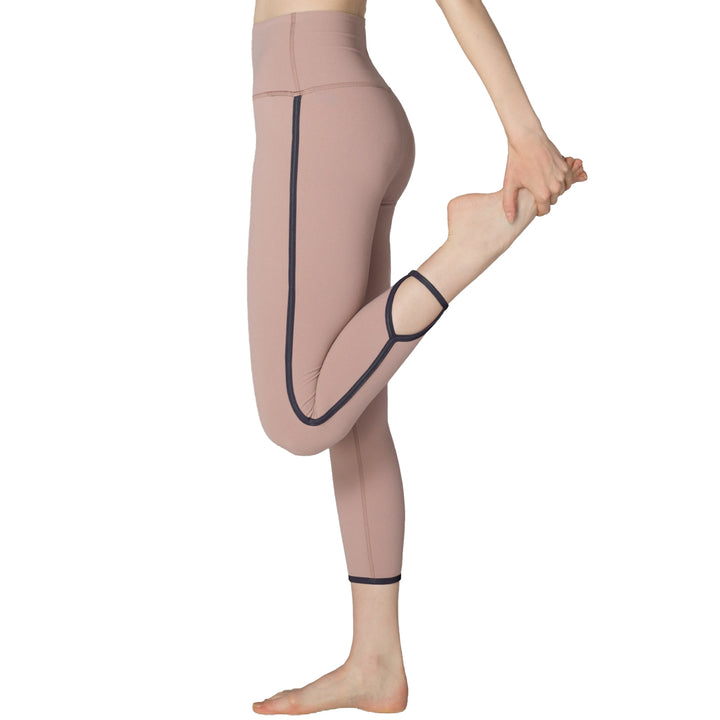 Beyond Yoga Slip Open High Waisted Capri Leggings - Women's Brazen Blush