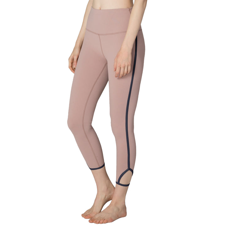 Beyond Yoga Slip Open High Waisted Capri Leggings - Women's Brazen Blush