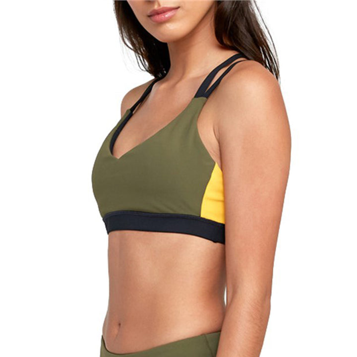RVCA Ignight Strappy Sports Bra - Women's Olive