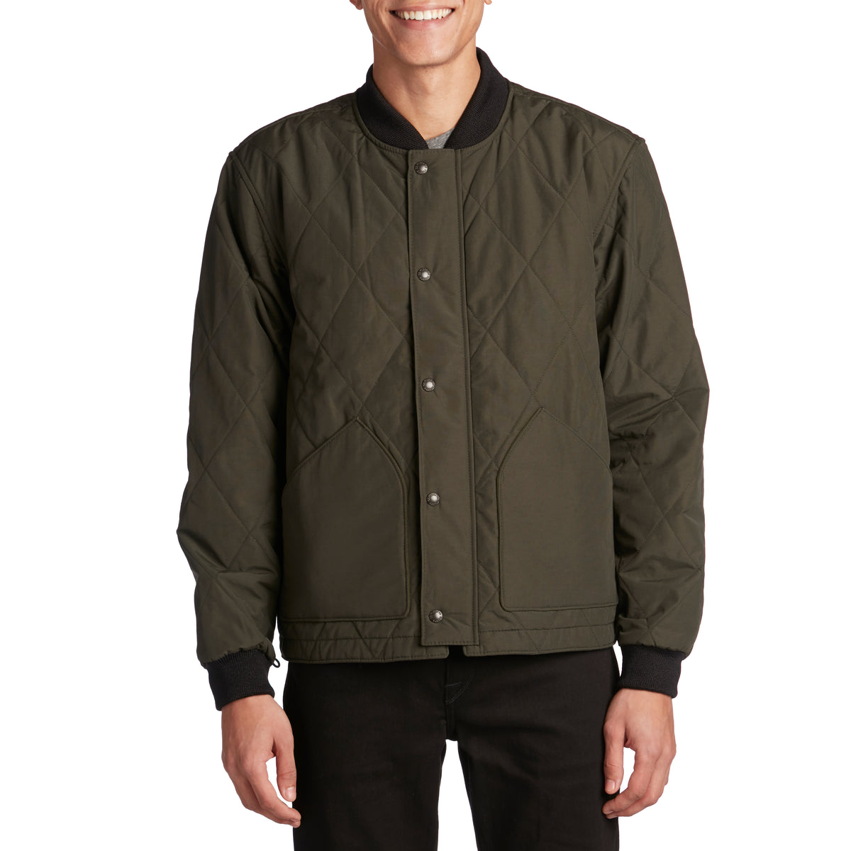 Filson Quilted Pack Jacket Dark Otter Green