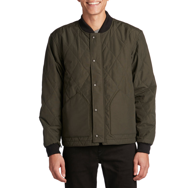 Filson Quilted Pack Jacket Dark Otter Green