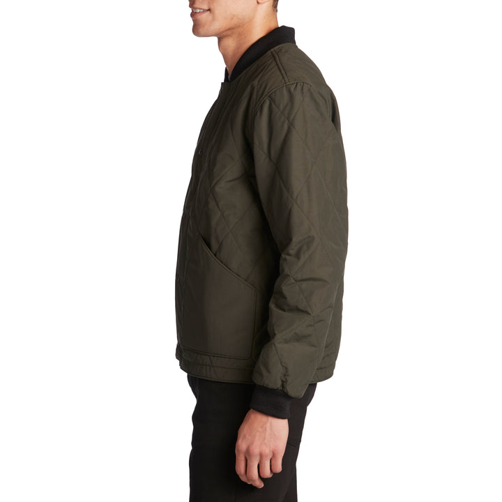 Filson Quilted Pack Jacket Dark Otter Green