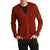 Brixton Miles Cardigan Sweater Rust/Dark Rust