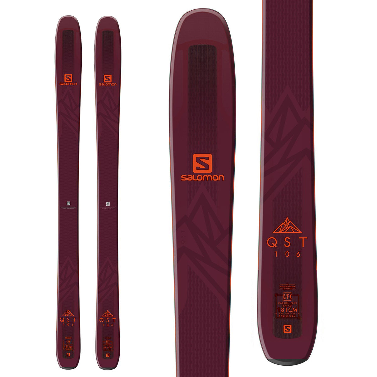 Salomon QST 106 Skis 2019