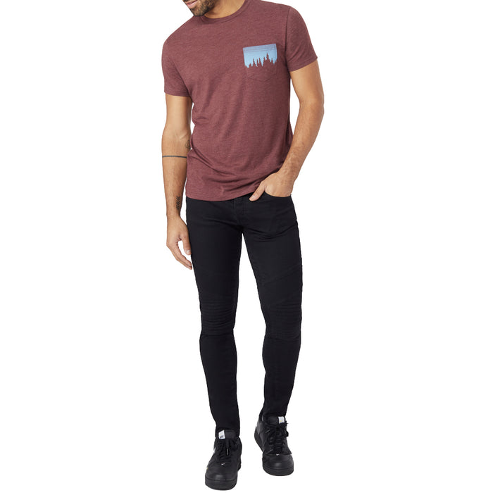 Tentree Juniper Pocket T-Shirt Red Mahogany