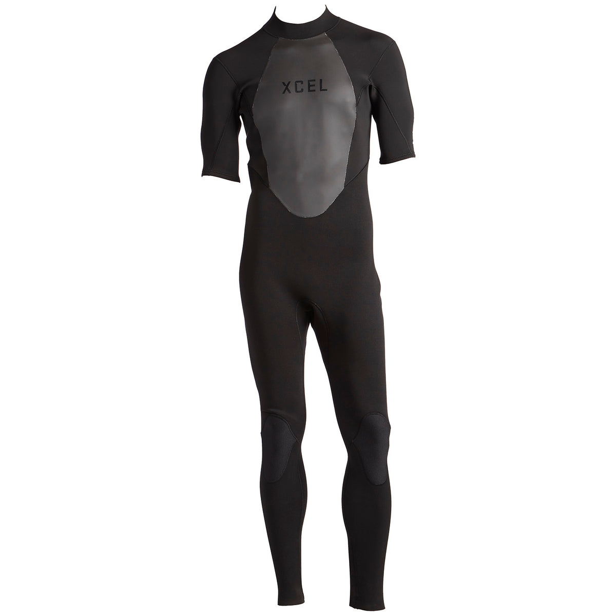XCEL Axis 2mm Short Sleeve Fullsuit Black w/ Black Logos