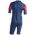 XCEL Axis 2mm Short Sleeve Springsuit Ink Blue/Goji Berry