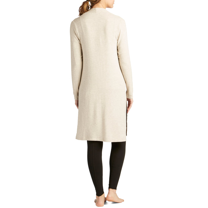 Beyond Yoga High Slits Long Duster - Women's Oatmeal Heather