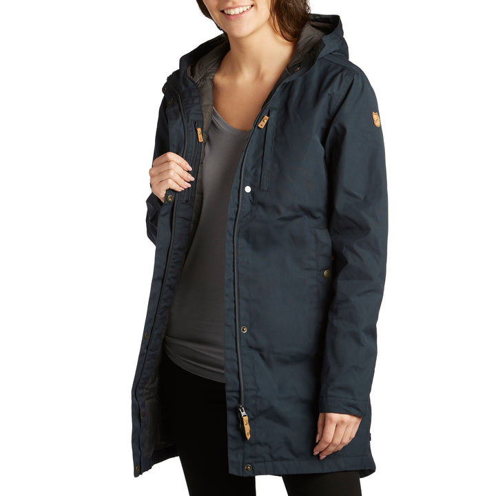 Fjallraven Kiruna Padded Parka - Women's Dark Navy