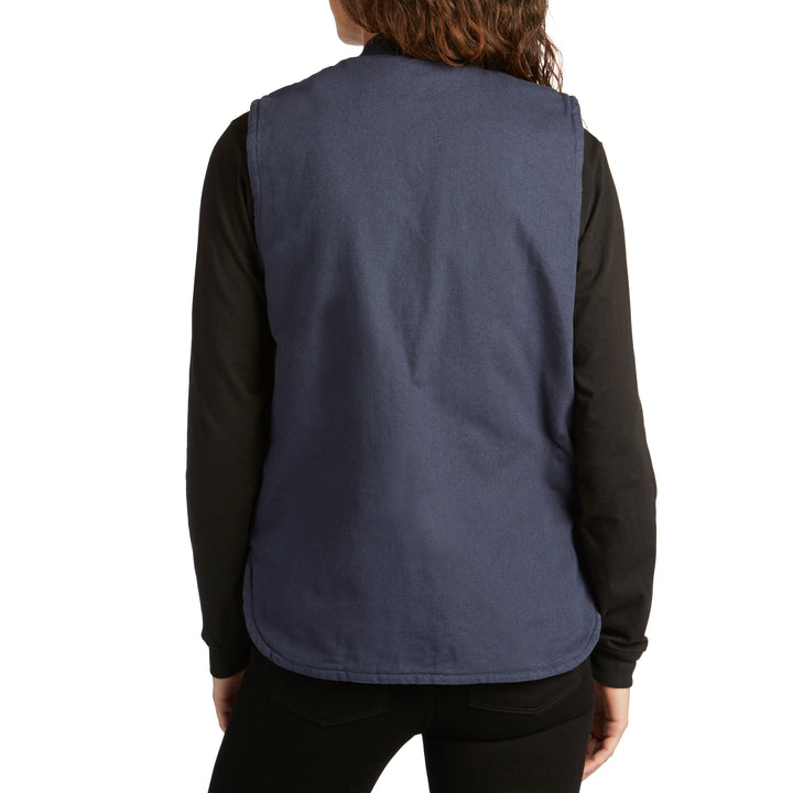 Brixton Abraham Vest Washed Navy